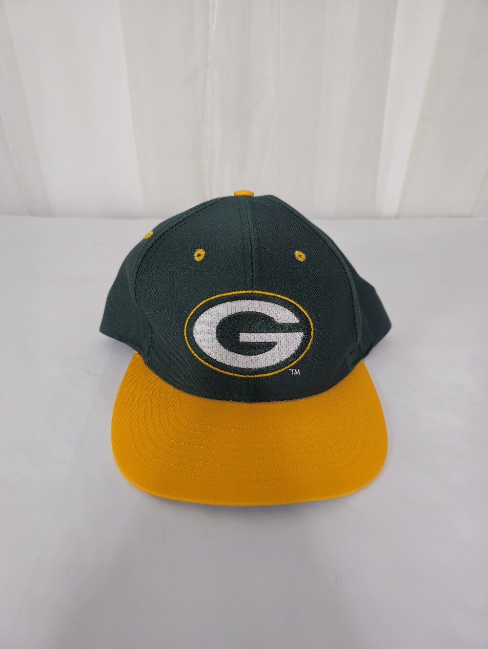 Vintage Green Bay Packers Snapback Hat Green Gold NFL